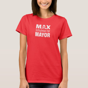 MaxForMayor Red Tee Shirt