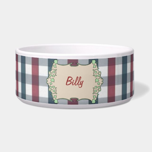 Maxi Tartan Napf (Vorderseite)