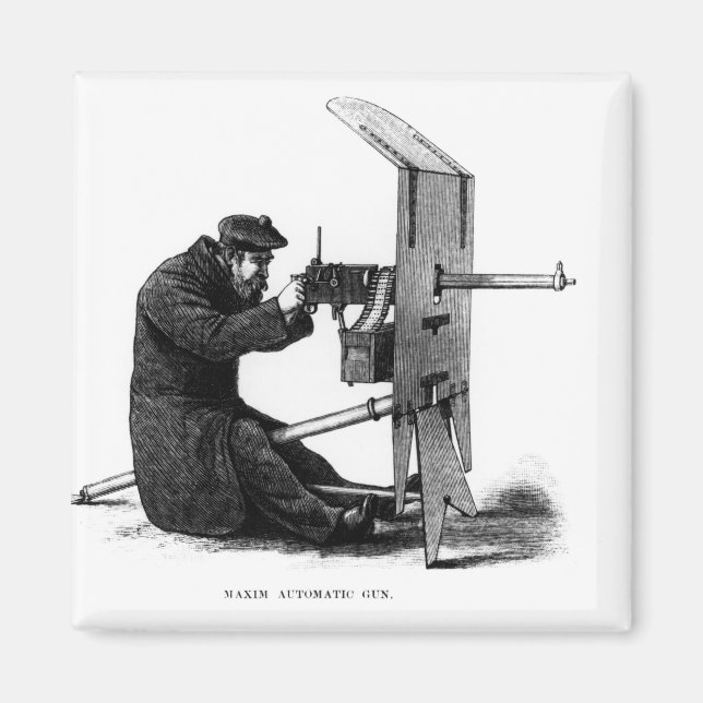 Maxim Automatic Gun Magnet (Vorne)