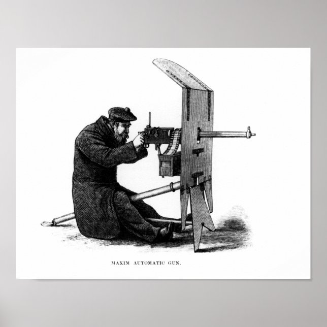 Maxim Automatic Gun Poster (Vorne)