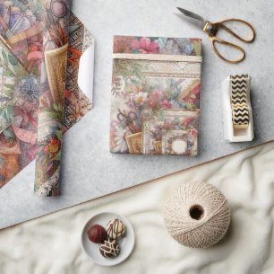 Maximal Vintage Dekoupage Geschenkpapier