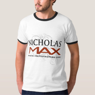 Maximale Briefmarke Burgunder Nicholas T-Shirt