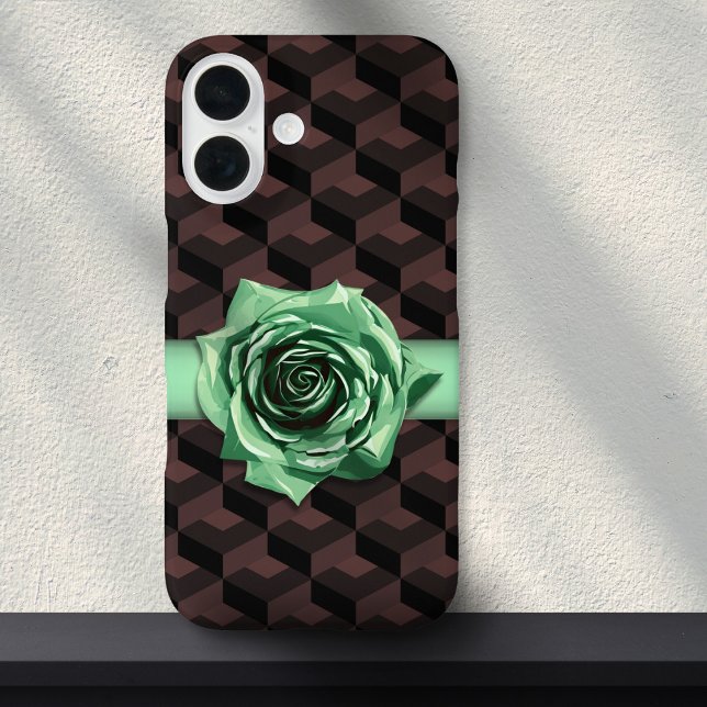 Maximaler Fall für moderne geometrische Rose Retro Case-Mate iPhone Hülle (Von Creator hochgeladen)
