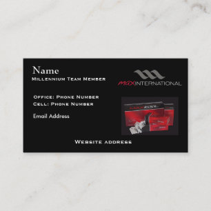 Maximales Jahrtausend-Team Visitenkarte