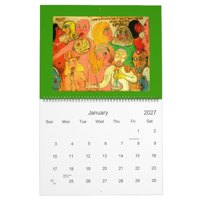 Maximales Sturdivant - Kalender des Werks-2009 (Jan 2027)