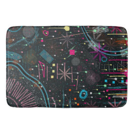 Maximalist Abstract Expression Badematte