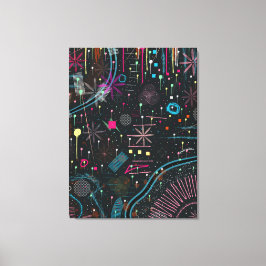 Maximalist Abstract Expression Leinwanddruck