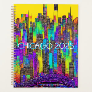 Maximalist Chicago Skyline Planer
