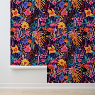 Maximalist Floral Tropics Tapete