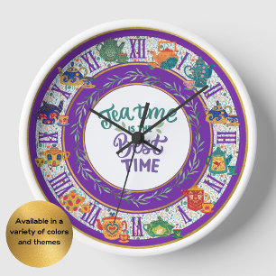 Maximalist Kitchen Tee Time Personalisiert JEDES E Uhr
