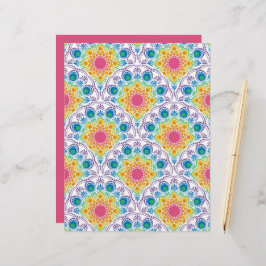 Maximalist Rainbow Floral Fountain