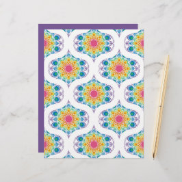 Maximalist Rainbow Floral Fountain 70er Ogee