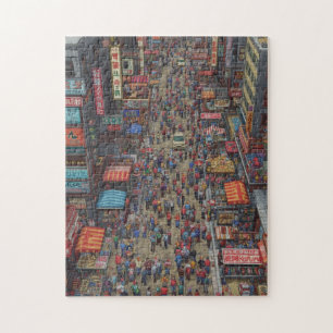 Maximalistische Chaos-Szene Puzzle