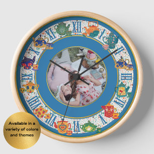 Maximalistische Küchendekoration Hippy-Foto FÜR JE Uhr