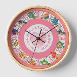 Maximalistischer Küchendekor Teatime Cottage Benut Uhr