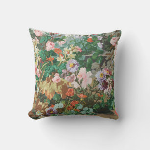 Maximalistischer Traum Vintage-Blumen Kissen