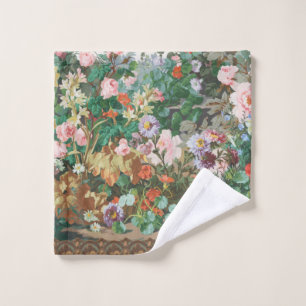 Maximalistischer Traum Vintage-Blumen Waschlappen
