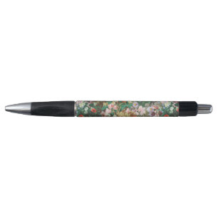 Maximalistischer Traum Vintage Dunkle Blumen Kugelschreiber