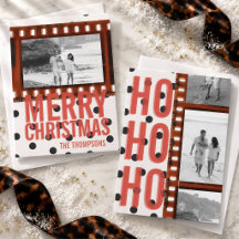 Maximalistisches Frohe Weihnachten Filmstreifen-Fo