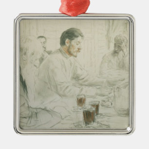 Maxime Gorky, das sein Gedicht-'Kinder von liest Silbernes Ornament