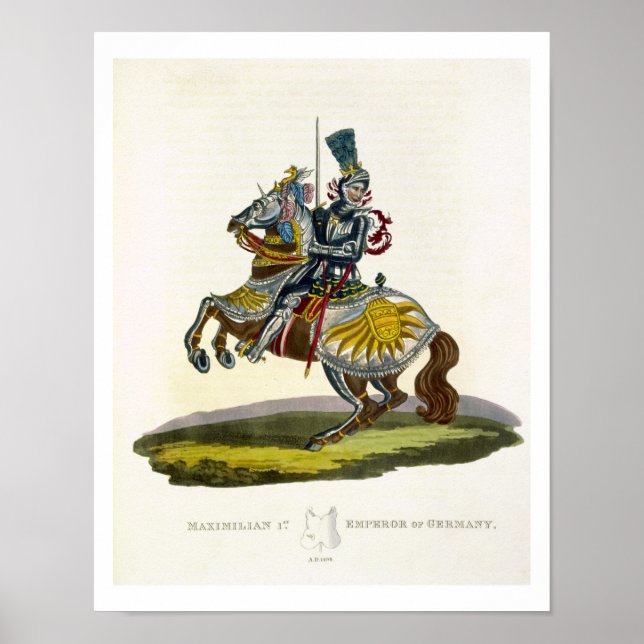Maximilian I, King of Germany and Holy Roman Emper Poster (Vorne)