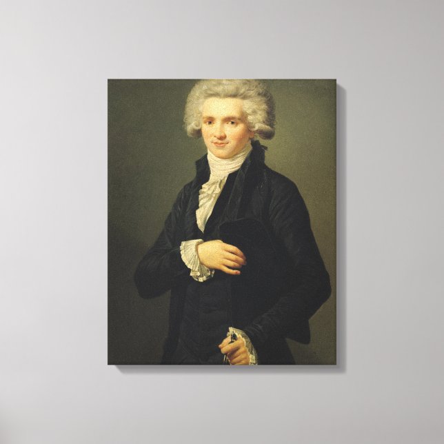 Maximilien de Robespierre 1791 Leinwanddruck (Vorderseite)