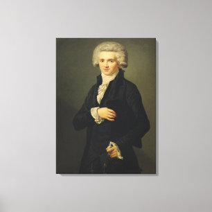 Maximilien de Robespierre 1791 Leinwanddruck