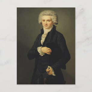 Maximilien de Robespierre 1791 Postkarte