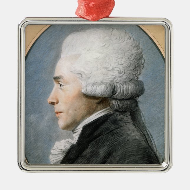 Maximilien de Robespierre Ornament Aus Metall (Vorne)