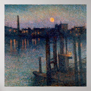 Maximilien Luce Hafen von london Poster