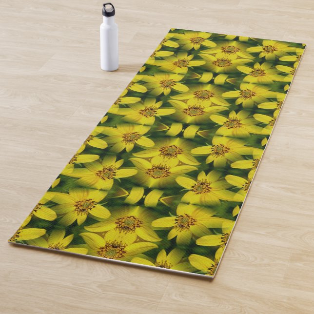 Maximillian Sunflower Abstrakt Yogamatte (Beispiel)