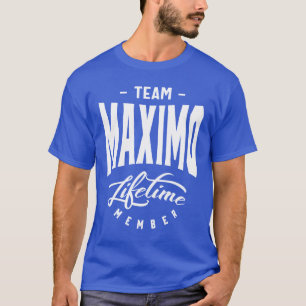 Maximo Personalisierter Name Geburtstagsgeschenk T-Shirt