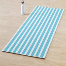 Maximum Blue Vertical Stripped Yoga Mat Yogamatte