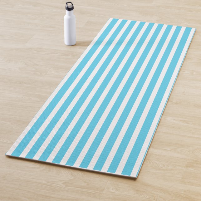 Maximum Blue Vertical Stripped Yoga Mat Yogamatte (Beispiel)
