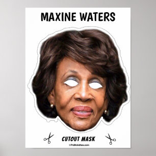MAXINE GEWÄSSER Halloween-Maske Poster