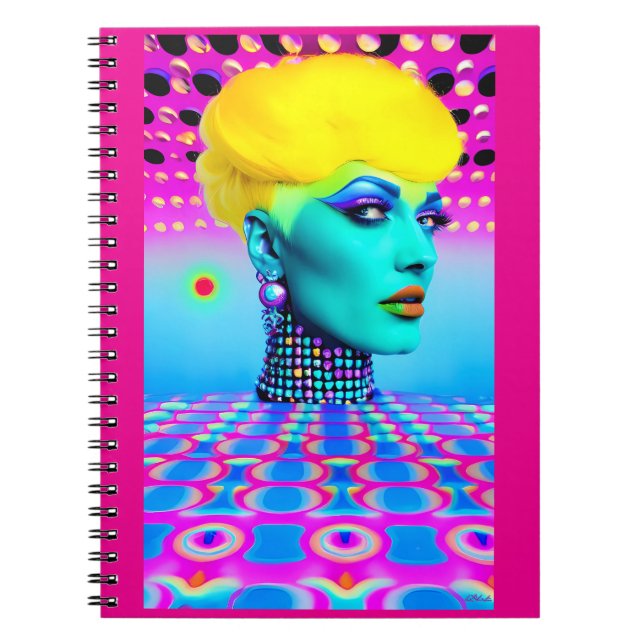 Maxine Headroom Notizblock (Vorderseite)