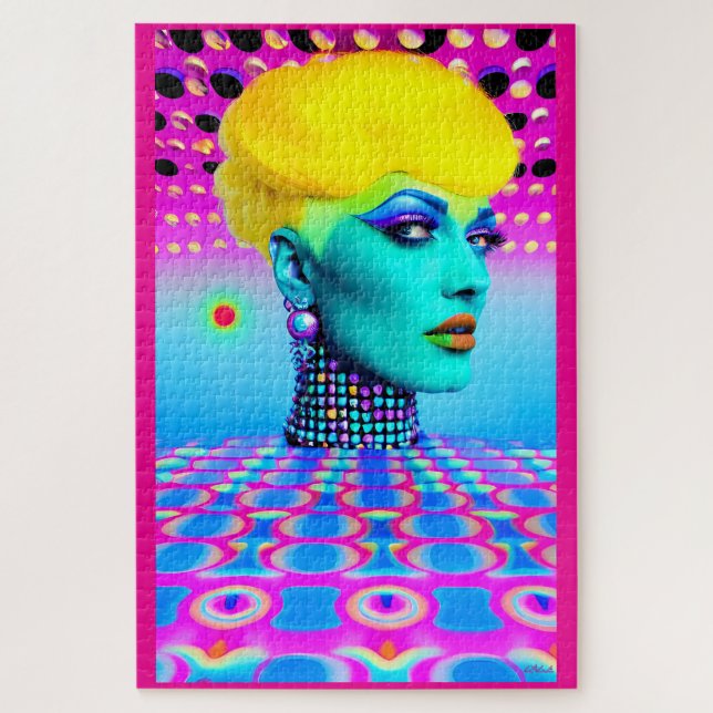 Maxine Headroom Puzzle (Vertikal)