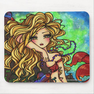 "Maxine" Meerjungfrau-Betafisch-Fantasie-Fee-Kunst Mousepad
