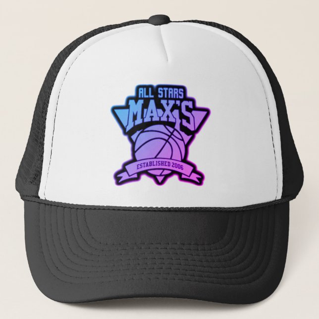 Max's All Stars Gradient Logo Trucker Hat Truckerkappe (Vorderseite)