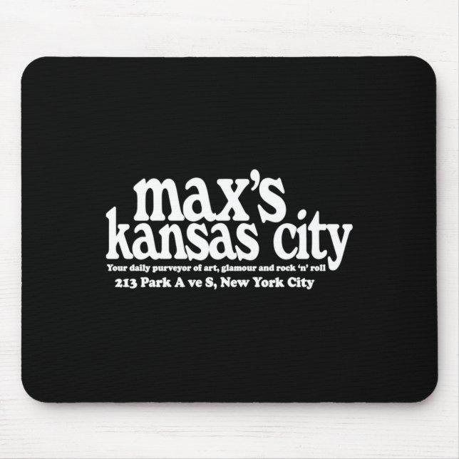 Maxs Kansas City Nyc  Mousepad (Vorne)