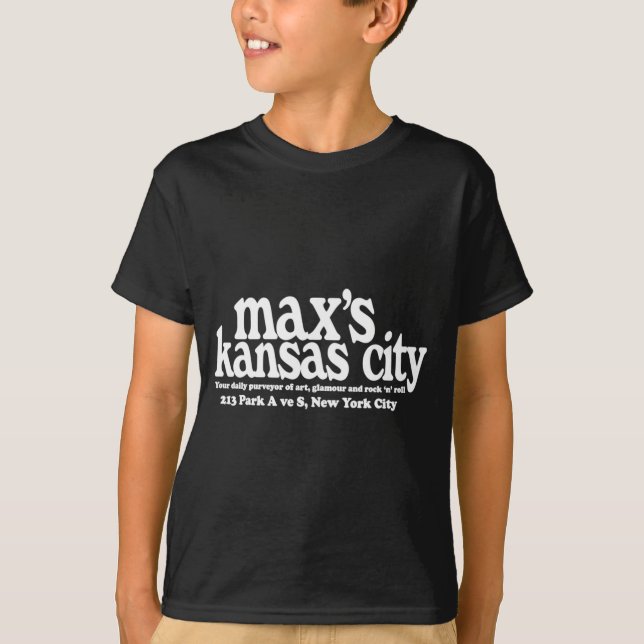 Maxs Kansas City Nyc  T-Shirt (Vorderseite)