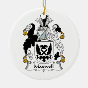 Maxwell-Familienwappen Keramikornament