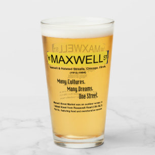 Maxwell Street Market, Chicago, Illinois Glas