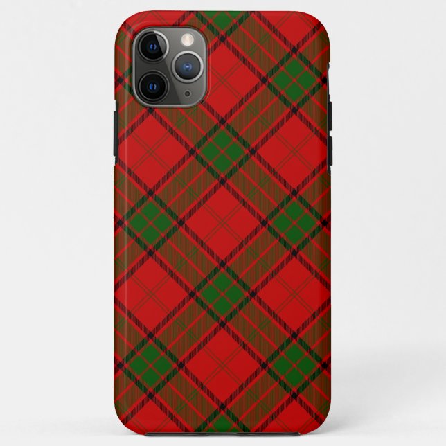 Maxwell Tartan Rot kariert Case-Mate iPhone Hülle (Rückseite)