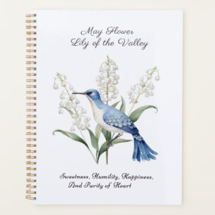 May Birth Month Blume Lily of the Valley Geburtsta Planer