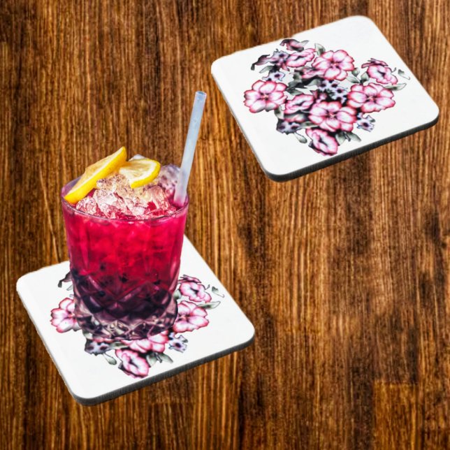 May Bloom-II Getränkeuntersetzer (A pretty way to protect your table surfaces!)
