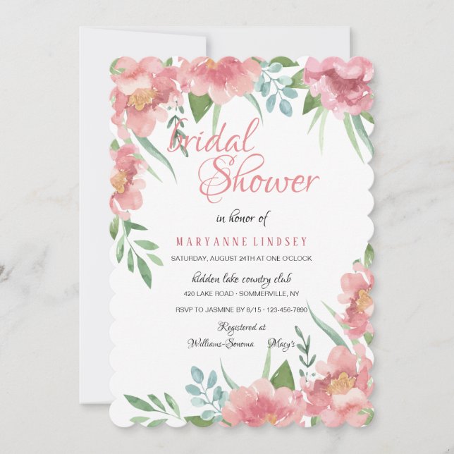 May Blooms 2 Einladung (Vorderseite)