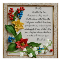 May blüht Hawthorn und Lily of the Valley