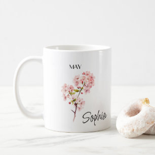 May Flower Personalisiert Kaffeetasse