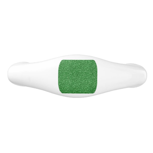 May Green Glitzer Keramik Schubladengriff (Vorderseite)